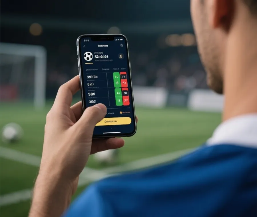 世界杯平台选择与手机端使用示意图